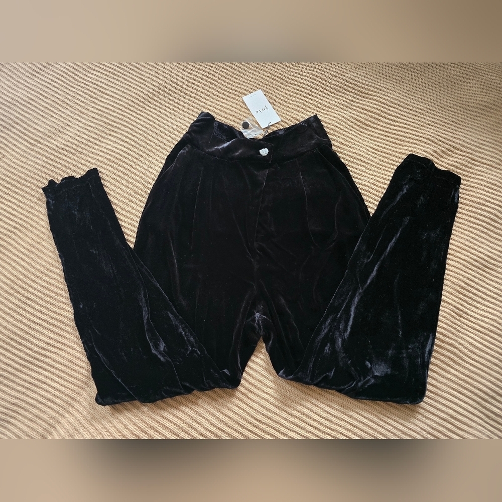 NWT Joie Farah Velvet Pants